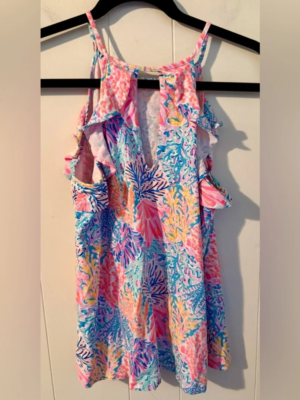 Lilly Pulitzer Billie Tank Top Color Multi Splashdance Size S